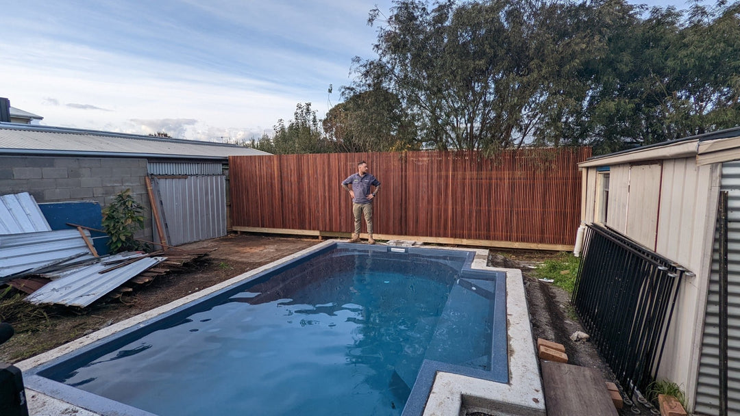 Merbau Timber Screen - Core Earth Designs