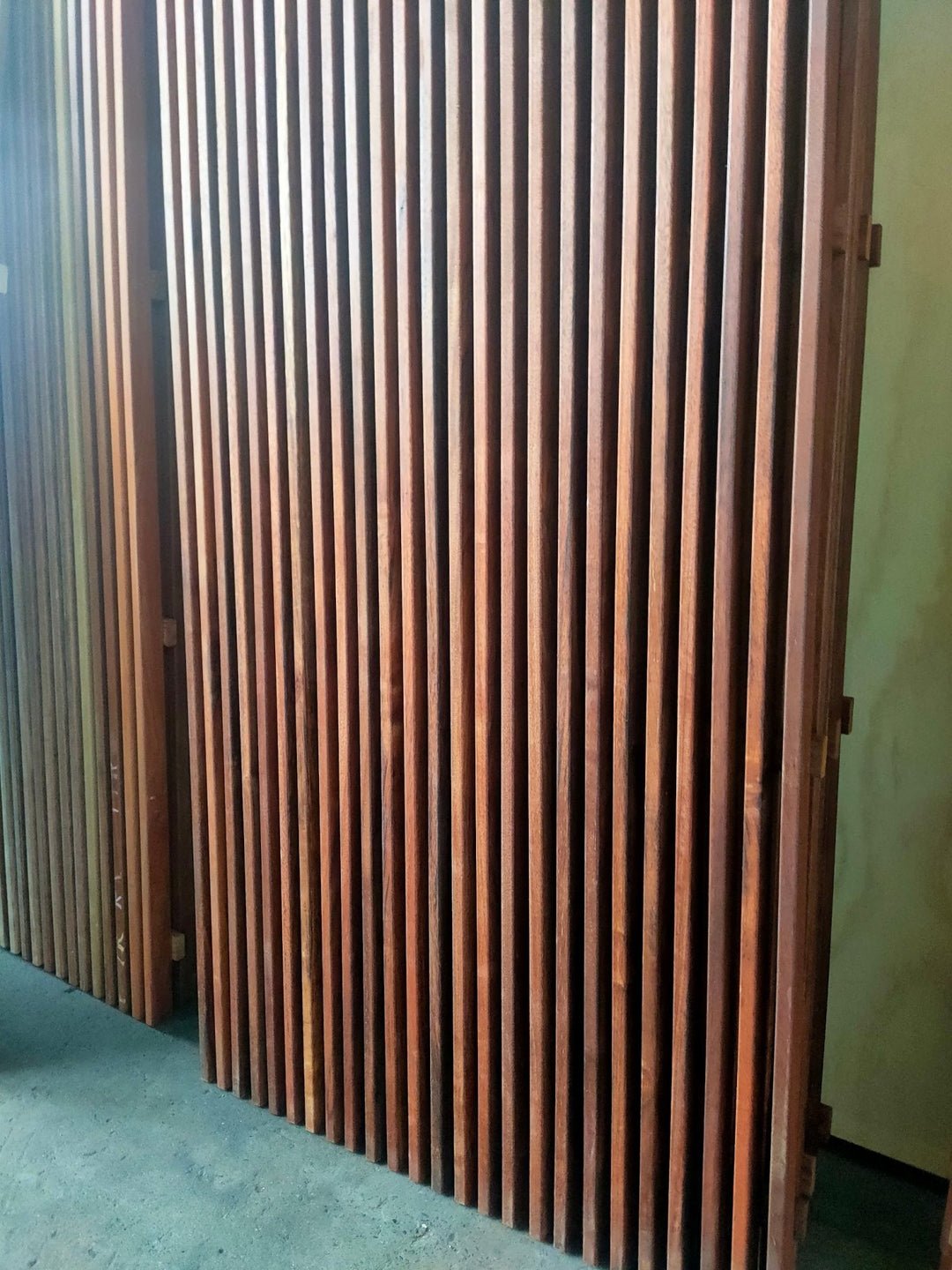 Merbau Timber Screen - Core Earth Designs