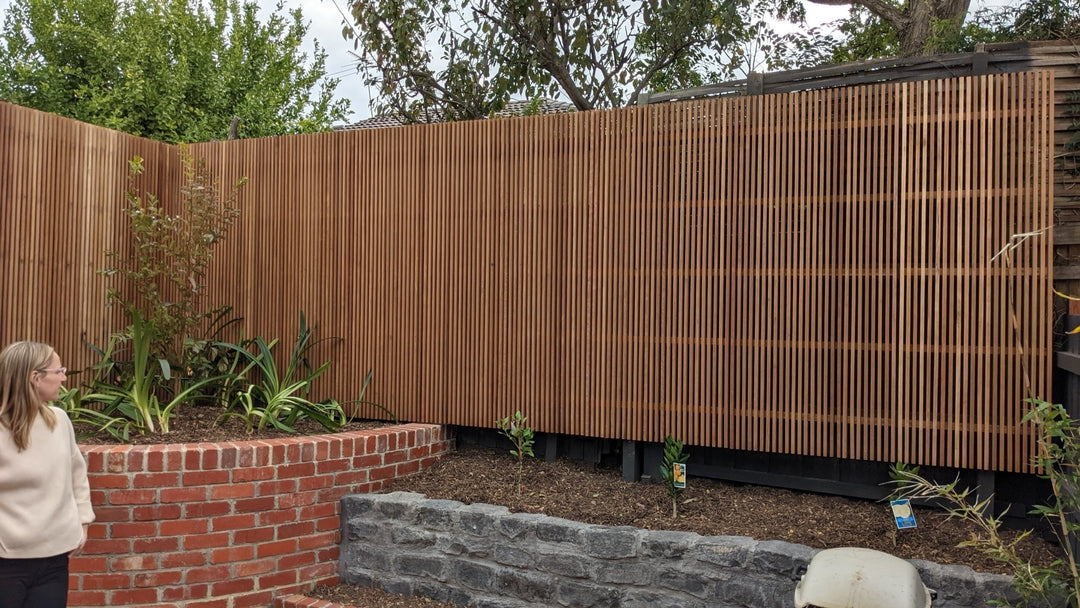 Merbau Timber Screen - Core Earth Designs