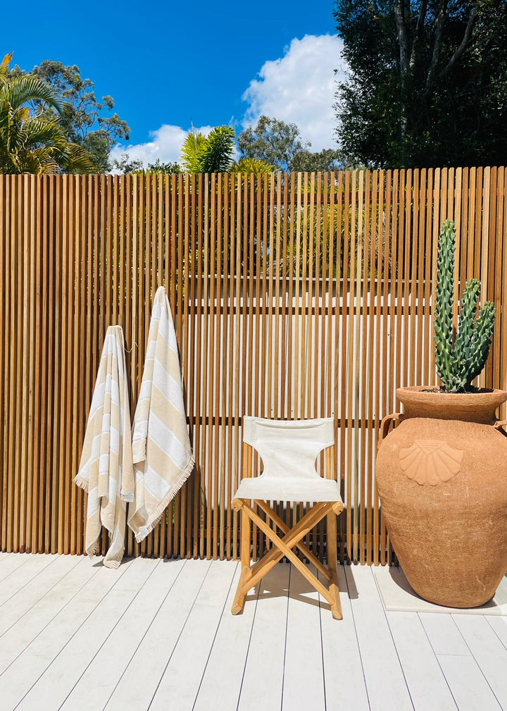 Merbau Timber Screen - Core Earth Designs