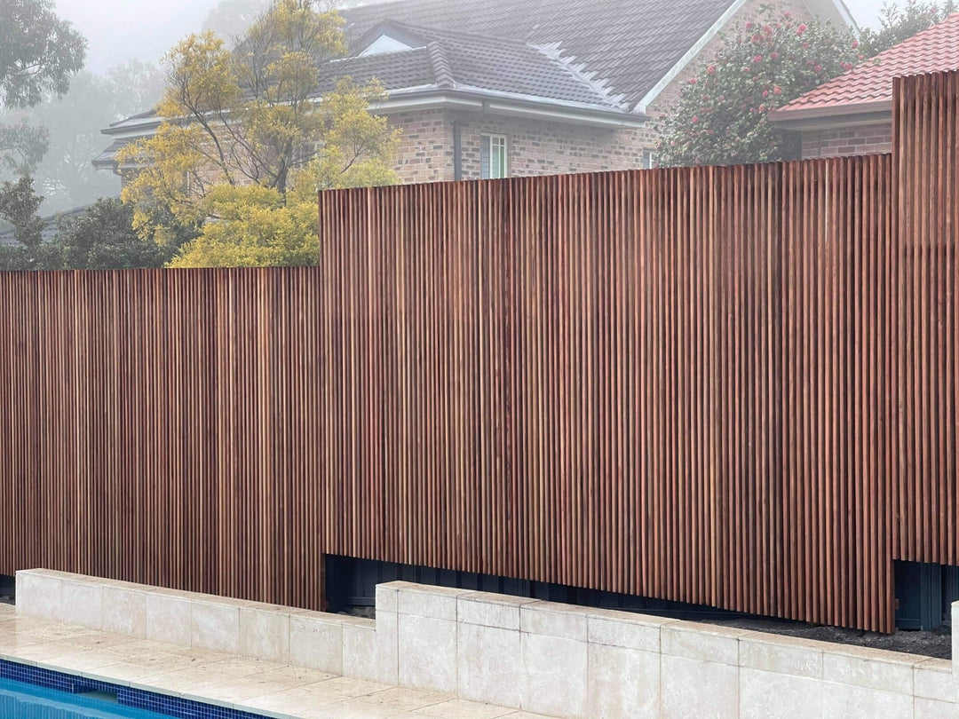 Merbau Timber Screen - Core Earth Designs